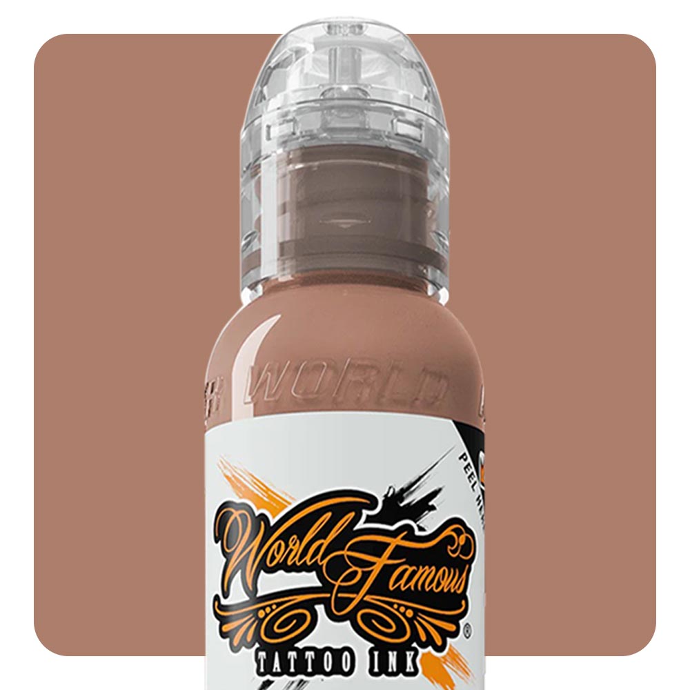 Santucci Hot Chocolate Skin Tone — World Famous Tattoo Ink — Pick Size