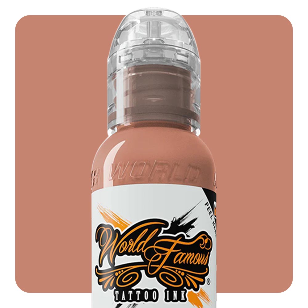 Pink Ribbon Bright Peach — World Famous Tattoo Ink — Pick Size