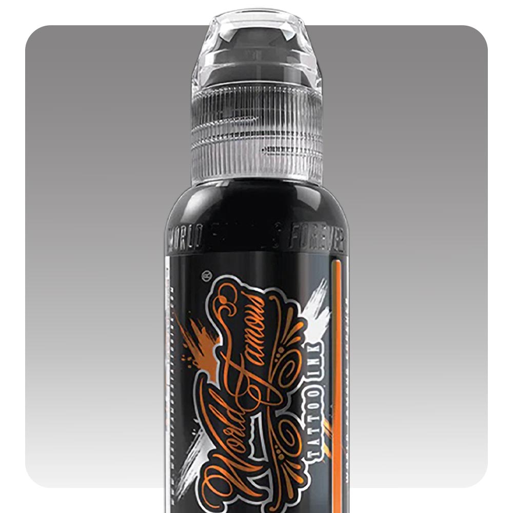 Erich Rabel R2 Middle Shade — World Famous Tattoo Ink — 4oz