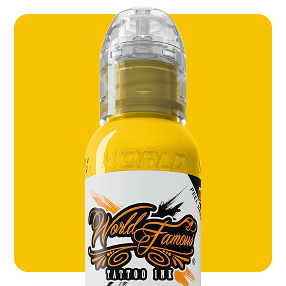 Great Wall Yellow — World Famous Tattoo Ink — Pick Size