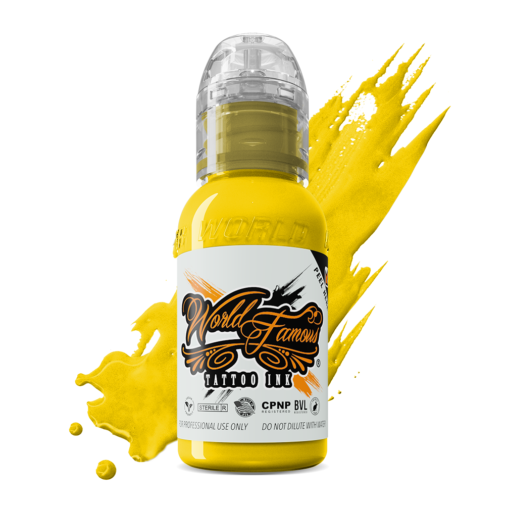 Illuminati Yellow — World Famous Tattoo Ink — 1oz Bottle
