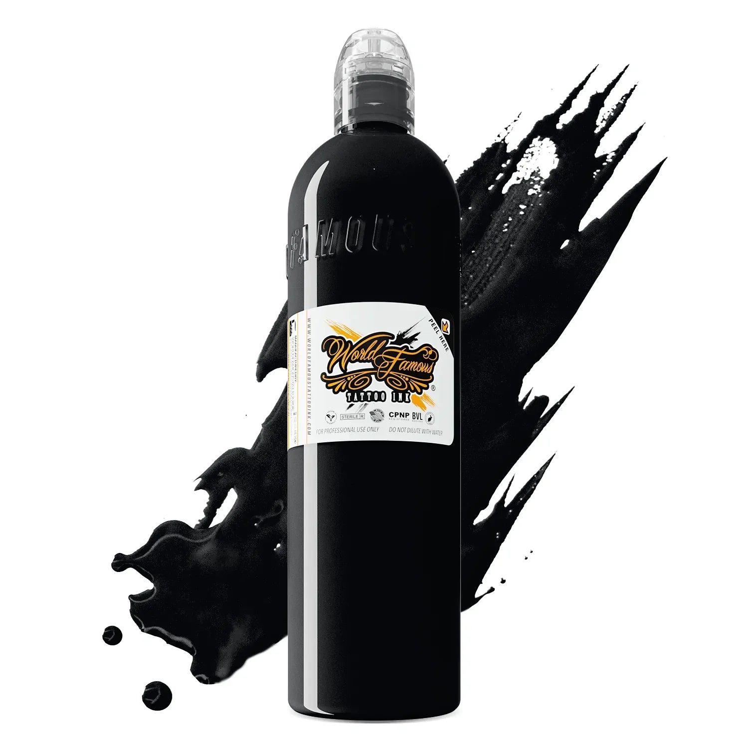 Pitch Black — World Famous Tattoo Ink — Pick Size