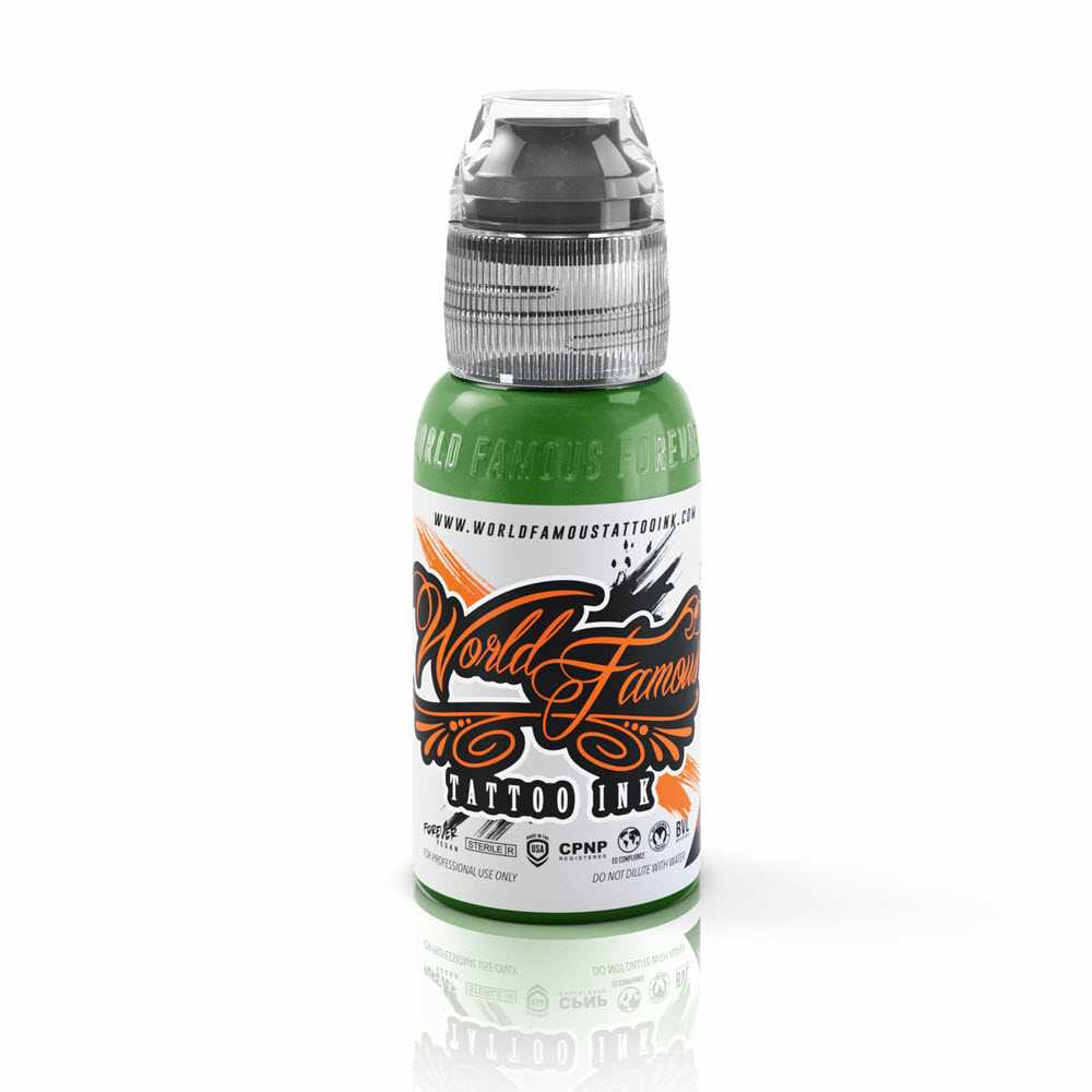 Everglades Green — World Famous Tattoo Ink — Pick Size