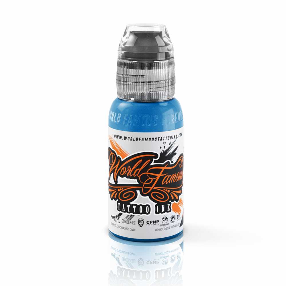 Niagara Blue — World Famous Tattoo Ink — Pick Size